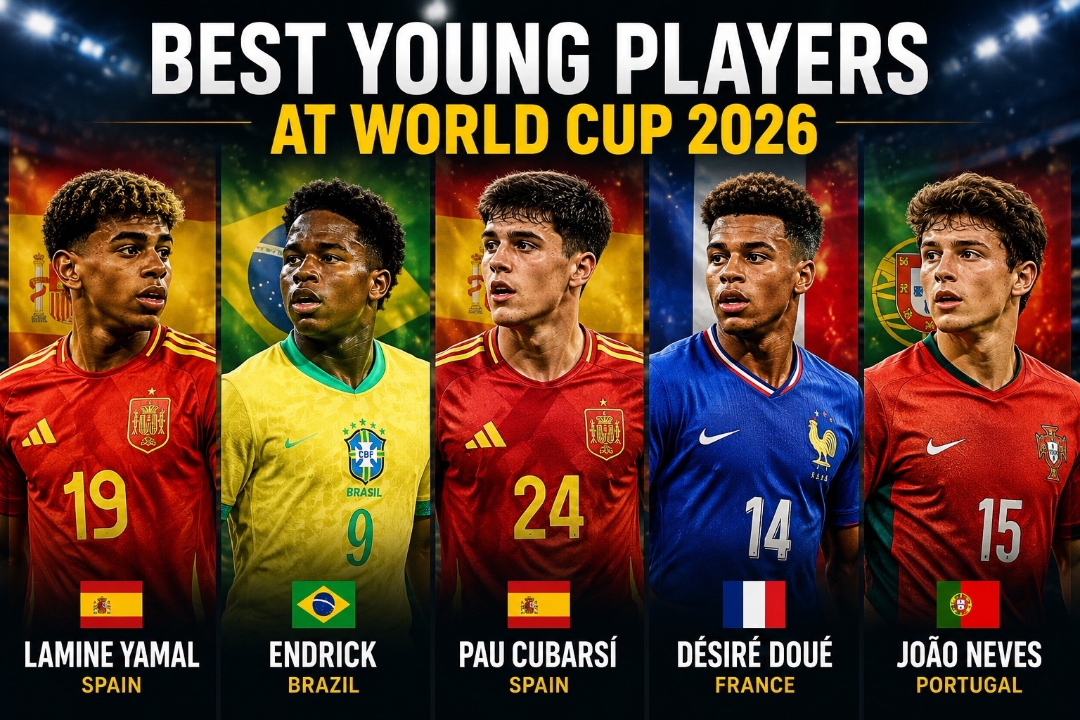 Best Young Players at the 2026 FIFA World Cup