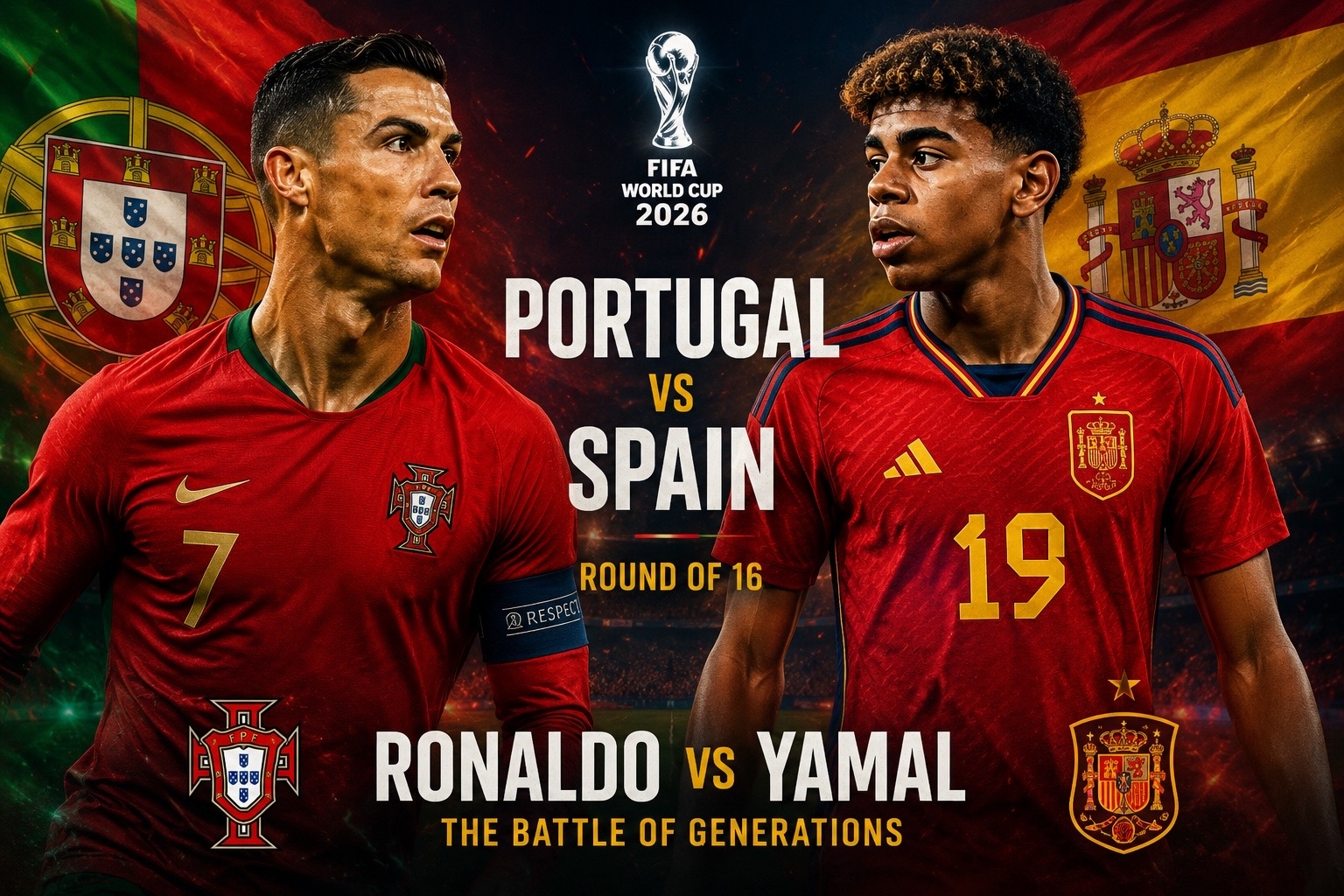 🇵🇹 Portugal vs Spain Preview: Ronaldo vs Yamal – The Battle of Generations